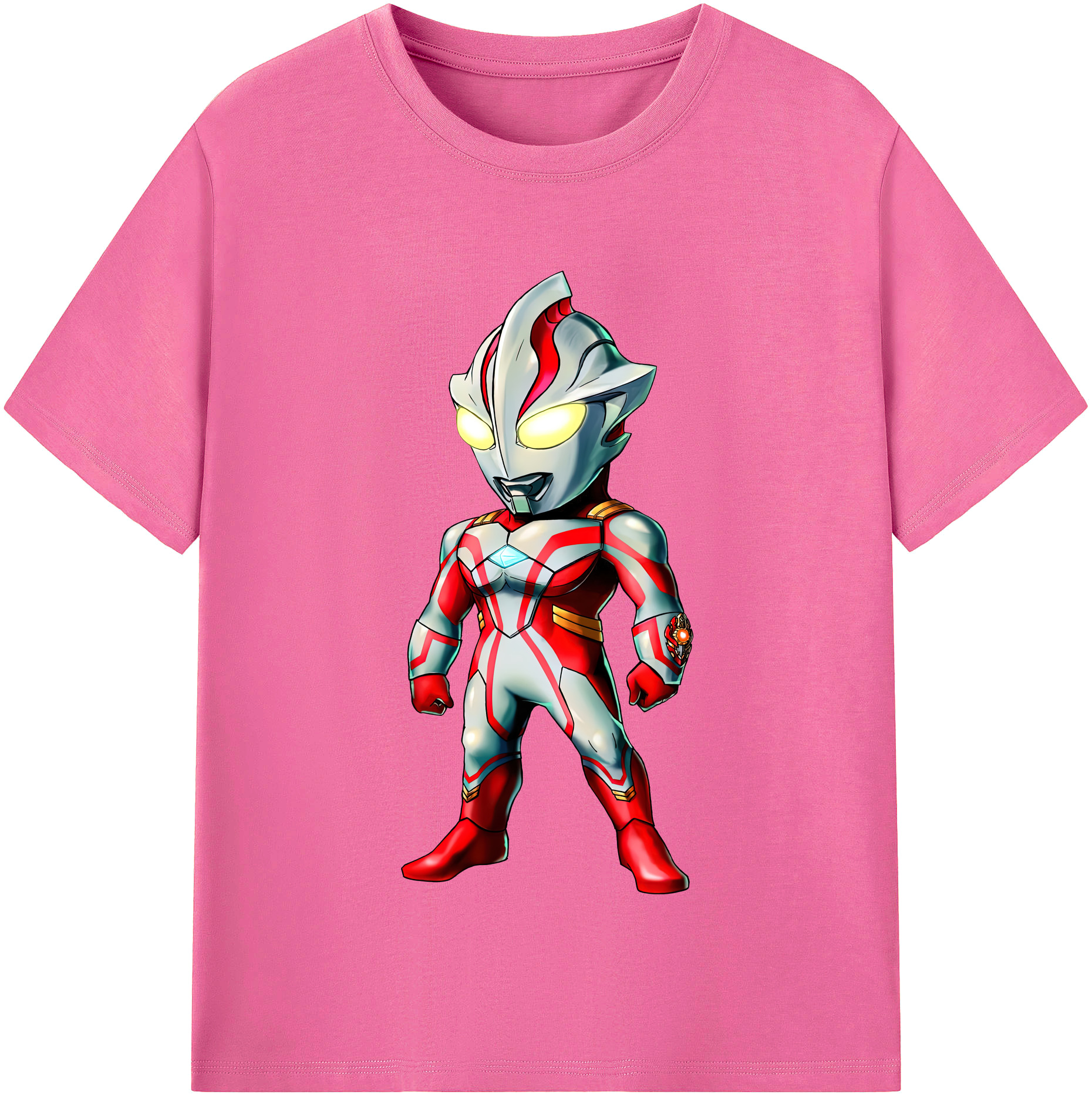 （画像用） ウルトラマン Ultraman レディースカジュアルプリントTシャツ（綿100％）